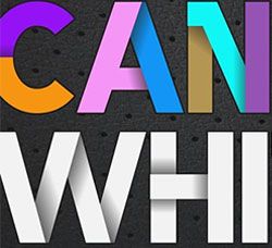 两款堆叠效果的英文SVG字体(多彩/白色)：Color fonts BroshK2-candy & white
